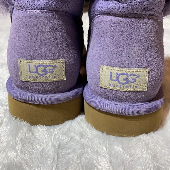 UGG Shoes - Ugg boots NEVER WORN size 8 light purple winter shoes warm comfy boots w button